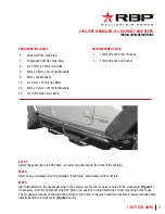 Preview for 3 page of RBP RX-3 STEP BARS Installation Instructions Manual