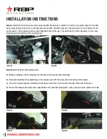 Preview for 8 page of RBP STEALTH POWER RBP-215-SP Installation Manual