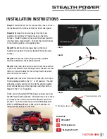 Preview for 13 page of RBP STEALTH POWER RBP-215-SP Installation Manual