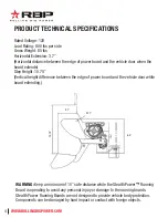 Предварительный просмотр 4 страницы RBP Stealth Power RBP-510-SP Installation Manual