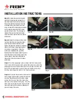 Предварительный просмотр 10 страницы RBP Stealth Power RBP-510-SP Installation Manual