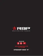 Предварительный просмотр 16 страницы RBP Stealth Power RBP-510-SP Installation Manual