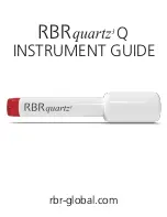 Preview for 1 page of RBR quartz3 Q Manual