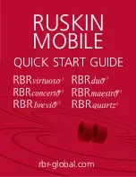 Preview for 1 page of RBR virtuoso3 Quick Start Manual