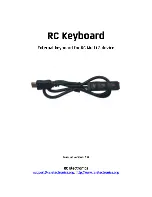 RC Electronics RC Keyboard Manual preview