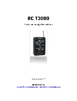 RC Electronics T3000 Manual предпросмотр