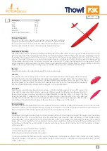 RC Glider Thowt F3K Manual preview