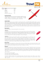 Предварительный просмотр 2 страницы RC Glider Thowt F3K Manual