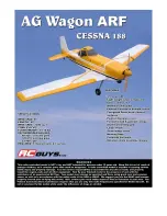 RC Guys AG Wagon Cessna 188 ARF Manual preview