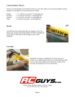 Preview for 36 page of RC Guys AG Wagon Cessna 188 ARF Manual