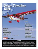 Preview for 1 page of RC Guys Super Decathlon ARF Assembly Manual