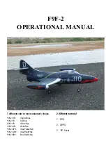 RC Lander F9F-2 Operational Manual предпросмотр