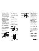 Preview for 9 page of RC Lighting LOSBAY800 Installation Manual