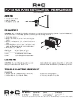 Preview for 2 page of RC Lighting PLF13 Installation Instructions