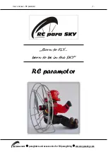 Preview for 1 page of RC para Sky RC paramotor User Manual