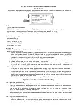 Preview for 1 page of RC System SA10126 User Manual