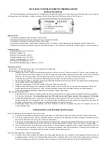 Preview for 5 page of RC System SA10126 User Manual