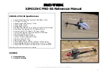 Preview for 1 page of RC-Tek SJM325-C Pro SE Reference Manual