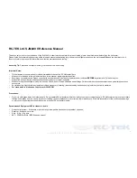 Preview for 2 page of RC-Tek SJM400 II Reference Manual