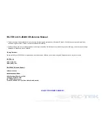 Preview for 6 page of RC-Tek SJM400 II Reference Manual