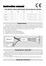 Предварительный просмотр 1 страницы RC ESC-18A Instruction Manual