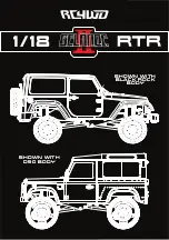 RC4WD Gelande II RTR Black Rock Manual preview