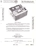 RCA Victor STR-6 Manual preview