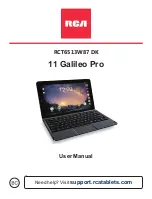 Предварительный просмотр 1 страницы RCA 11 Galileo Pro RCT6513W87 DK User Manual