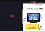 Preview for 1 page of RCA 13.3" LED HDTV DVD Combo Owner'S Manual