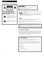 Preview for 2 page of RCA 1539213A User Manual