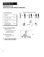 Preview for 5 page of RCA 1Q57 502-01A Connection Manual