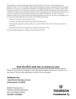 Preview for 32 page of RCA 20F410TECX User Manual