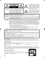 Preview for 2 page of RCA 20F502TDV User Manual