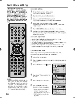 Preview for 16 page of RCA 20F502TDV User Manual