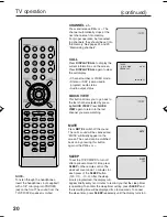 Preview for 20 page of RCA 20F502TDV User Manual