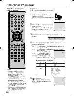 Preview for 38 page of RCA 20F502TDV User Manual