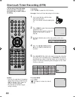 Preview for 40 page of RCA 20F502TDV User Manual