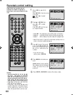 Preview for 60 page of RCA 20F502TDV User Manual