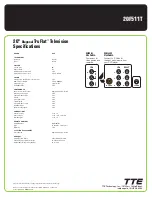 Preview for 2 page of RCA 20F511T Specifications