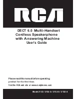 RCA 2132 User Manual preview