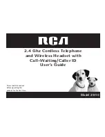 Preview for 1 page of RCA 25110RE3 User Manual