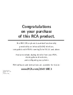 Preview for 1 page of RCA 25415RE3 - Business Phone Corded Brochure