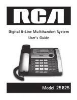 Preview for 1 page of RCA 25825 User Manual