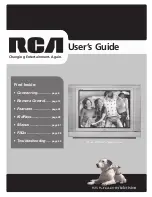 RCA 27F520T - 27" TruFlat Picture Tube TV User Manual preview