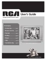 Предварительный просмотр 1 страницы RCA 27F520T - 27" TruFlat Picture Tube TV User Manual