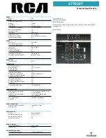 Preview for 2 page of RCA 27V530T Specifications