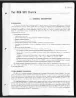 Preview for 7 page of RCA 301 Programmer'S Reference Manual