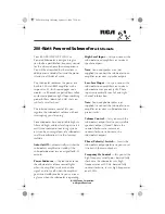 Preview for 1 page of RCA 40-5019 Owner'S Manual