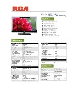 Preview for 2 page of RCA 46LA55R120Q Specifications