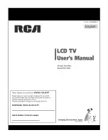 RCA 46LA55R120Q User Manual preview